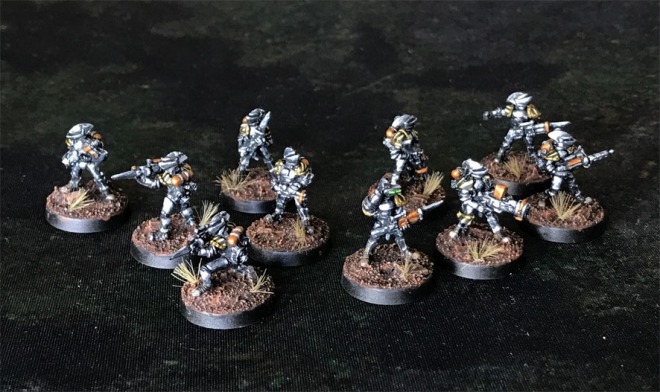 Painted squad